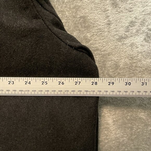 Tommy Hilfiger Men Wool Bland Quilted Lining Car Coat Jacket 2XL Black Overcoat - Picture 9 of 13